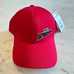 Marvel x Volvik Spiderman Embroidered Ball Cap Red Black Golf NWT‎